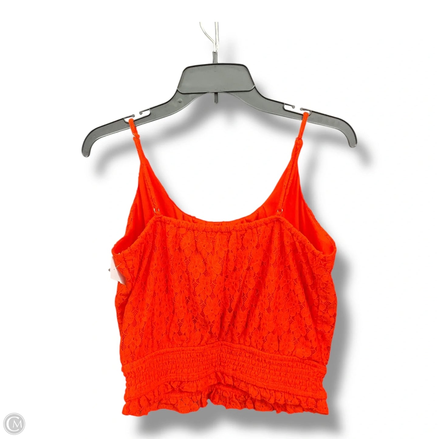 Top Sleeveless By Clothes Mentor In Orange, Size: L