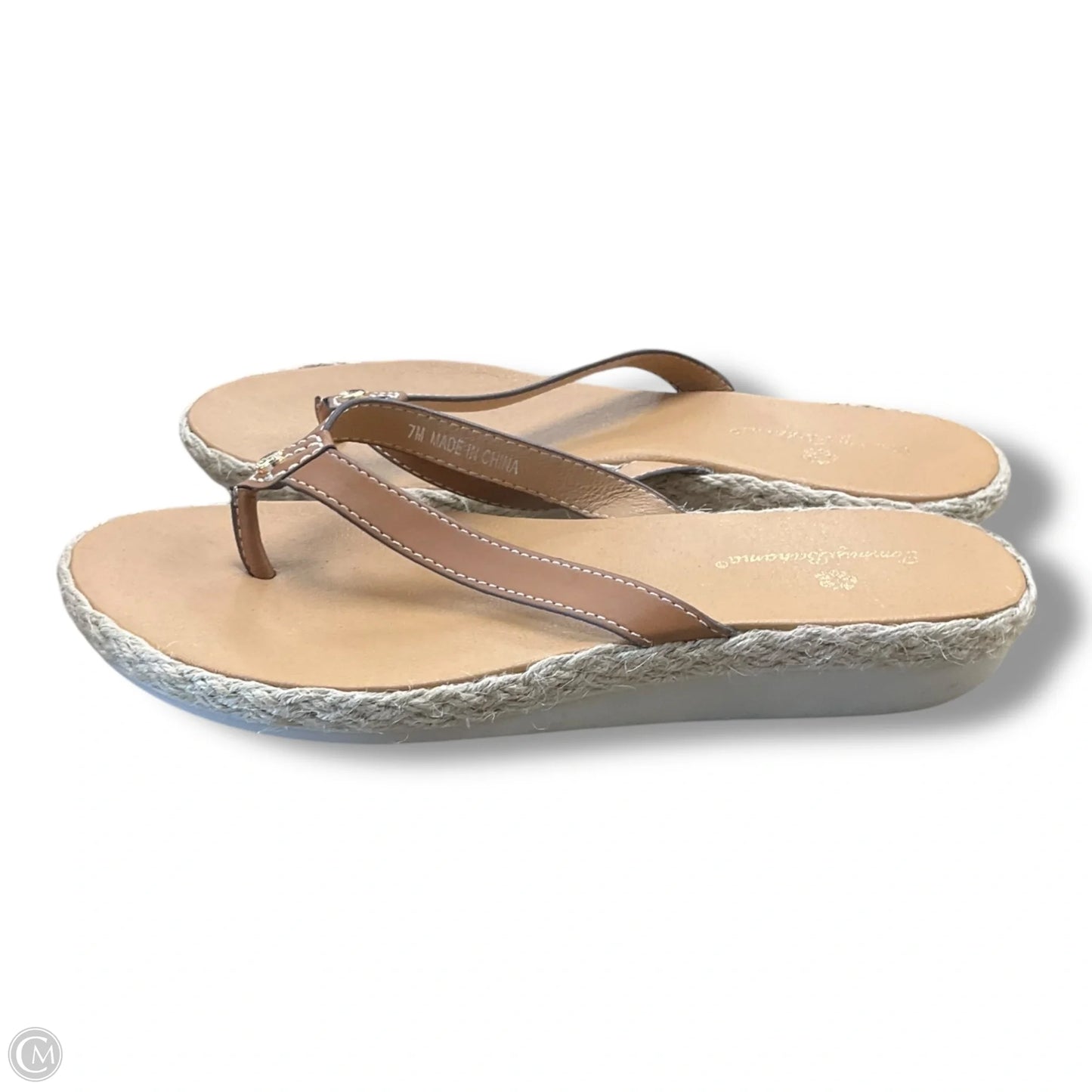 Sandals Flip Flops By Tommy Bahama In Tan, Size: 7