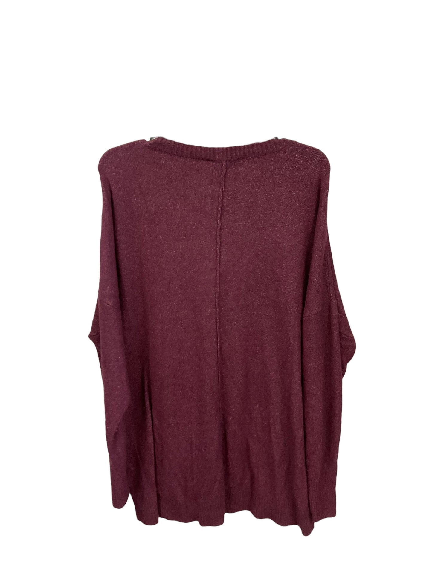 Sweater By New York And Co In Maroon, Size: L