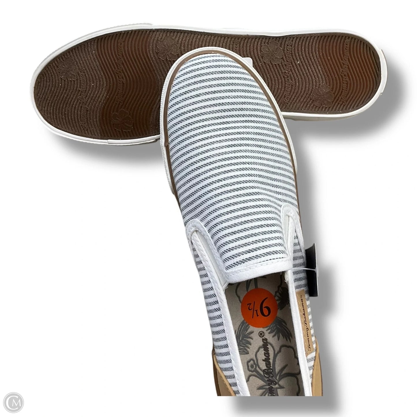 Shoes Flats By Tommy Bahama In Blue & White, Size: 9.5