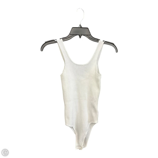 Bodysuit By Clothes Mentor In White, Size: S