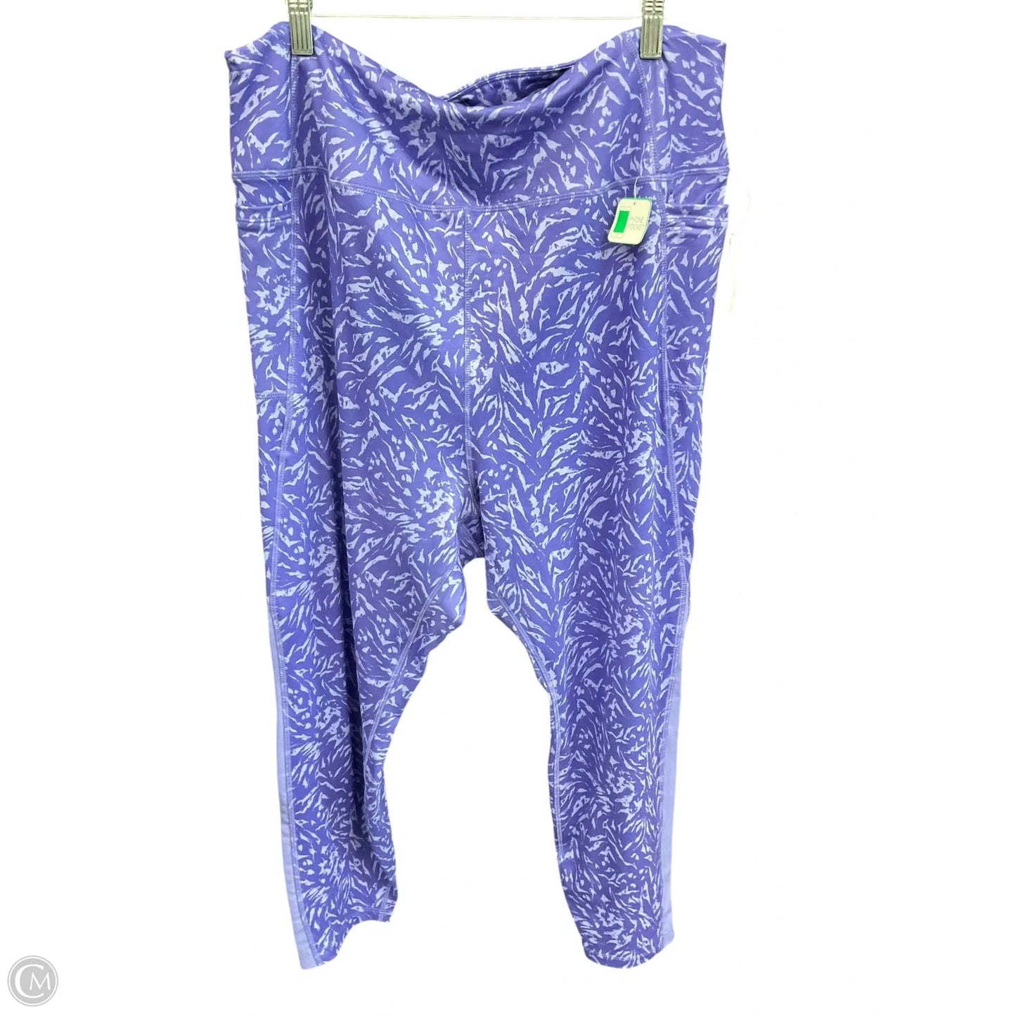 Athletic Leggings By Dip In Purple, Size: 3x