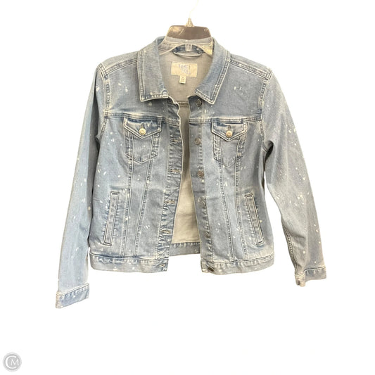 Jacket Denim By Time And Tru In Blue Denim, Size: S