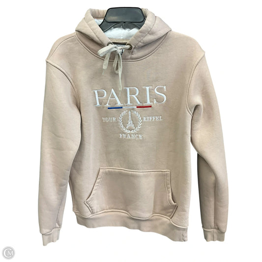 Athletic Sweatshirt Hoodie By Clothes Mentor In Tan, Size: M