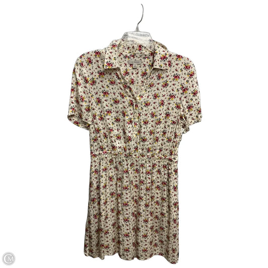 Dress Casual Short By Calvin Klein In Floral Print, Size: M