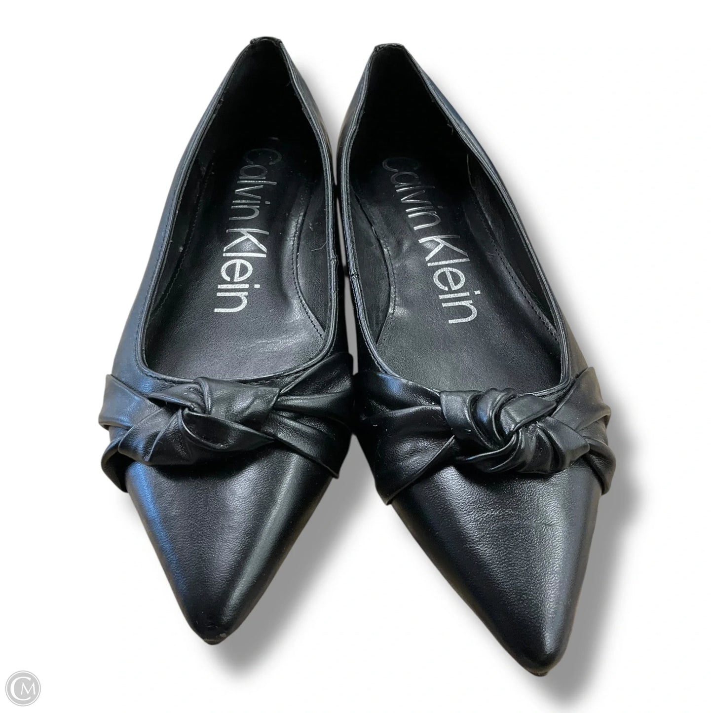 Shoes Flats By Calvin Klein In Black, Size: 8
