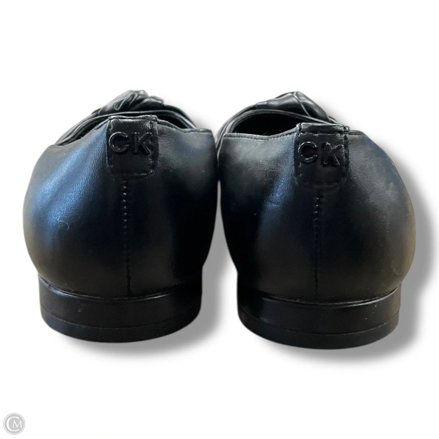 Shoes Flats By Calvin Klein In Black, Size: 8