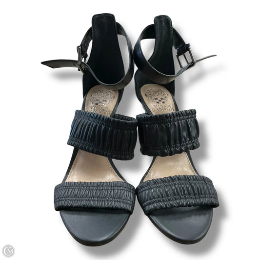 Sandals Heels Stiletto By Vince Camuto In Black, Size: 8