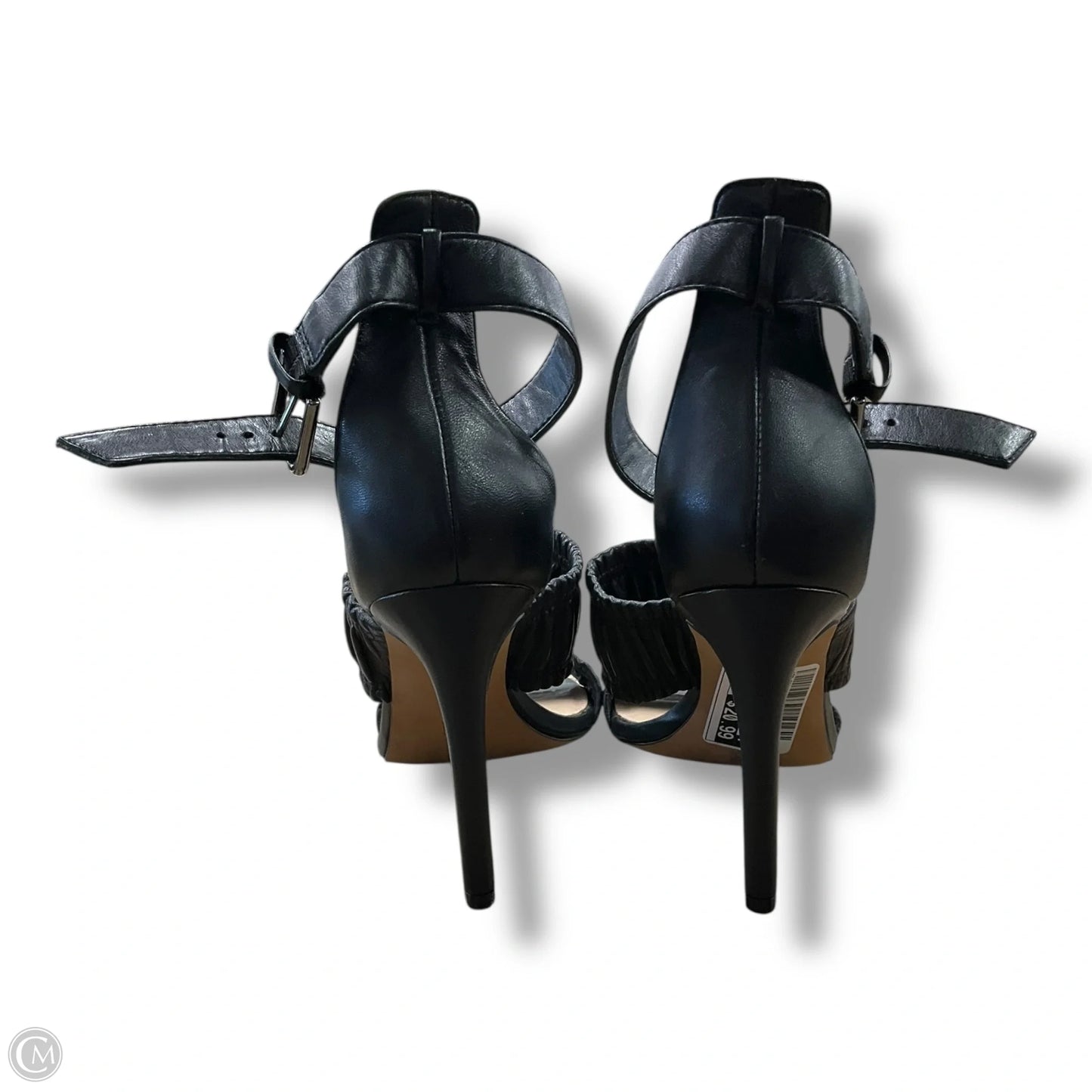 Sandals Heels Stiletto By Vince Camuto In Black, Size: 8