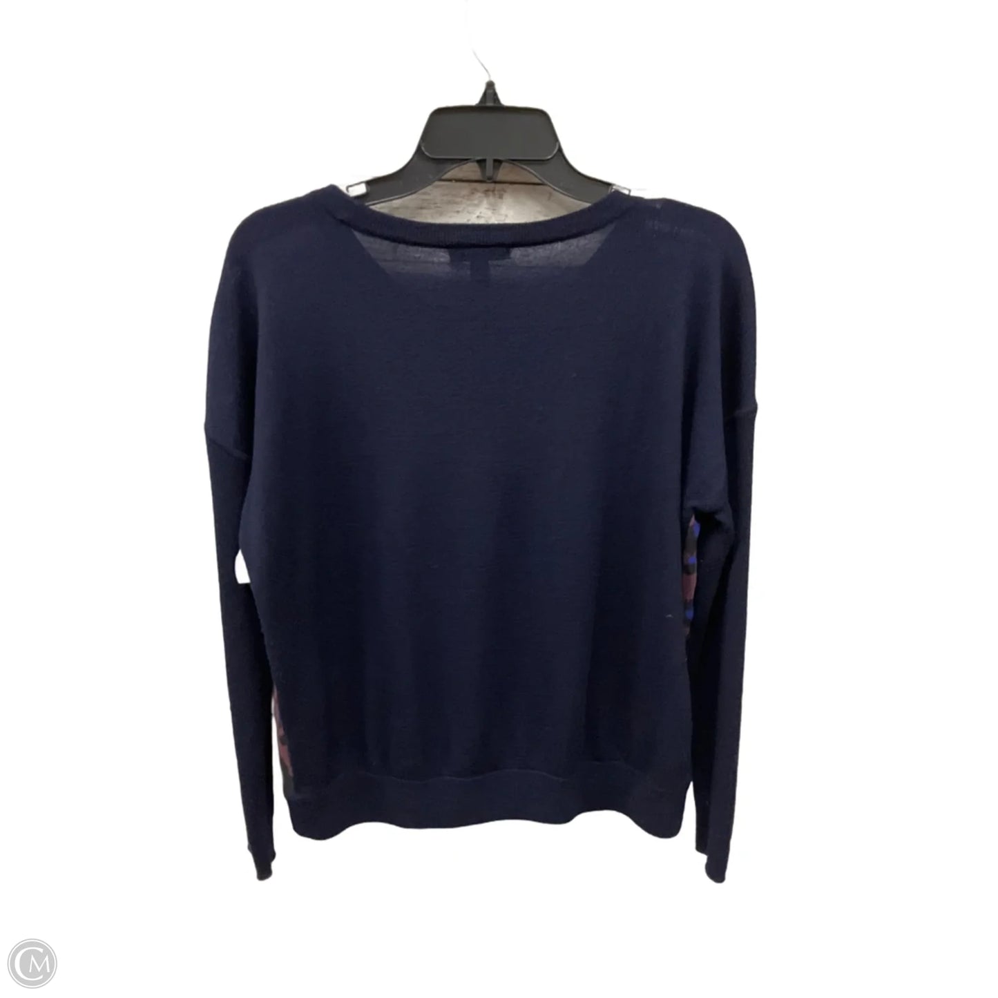 Top Long Sleeve By J. Crew In Blue & Brown, Size: S