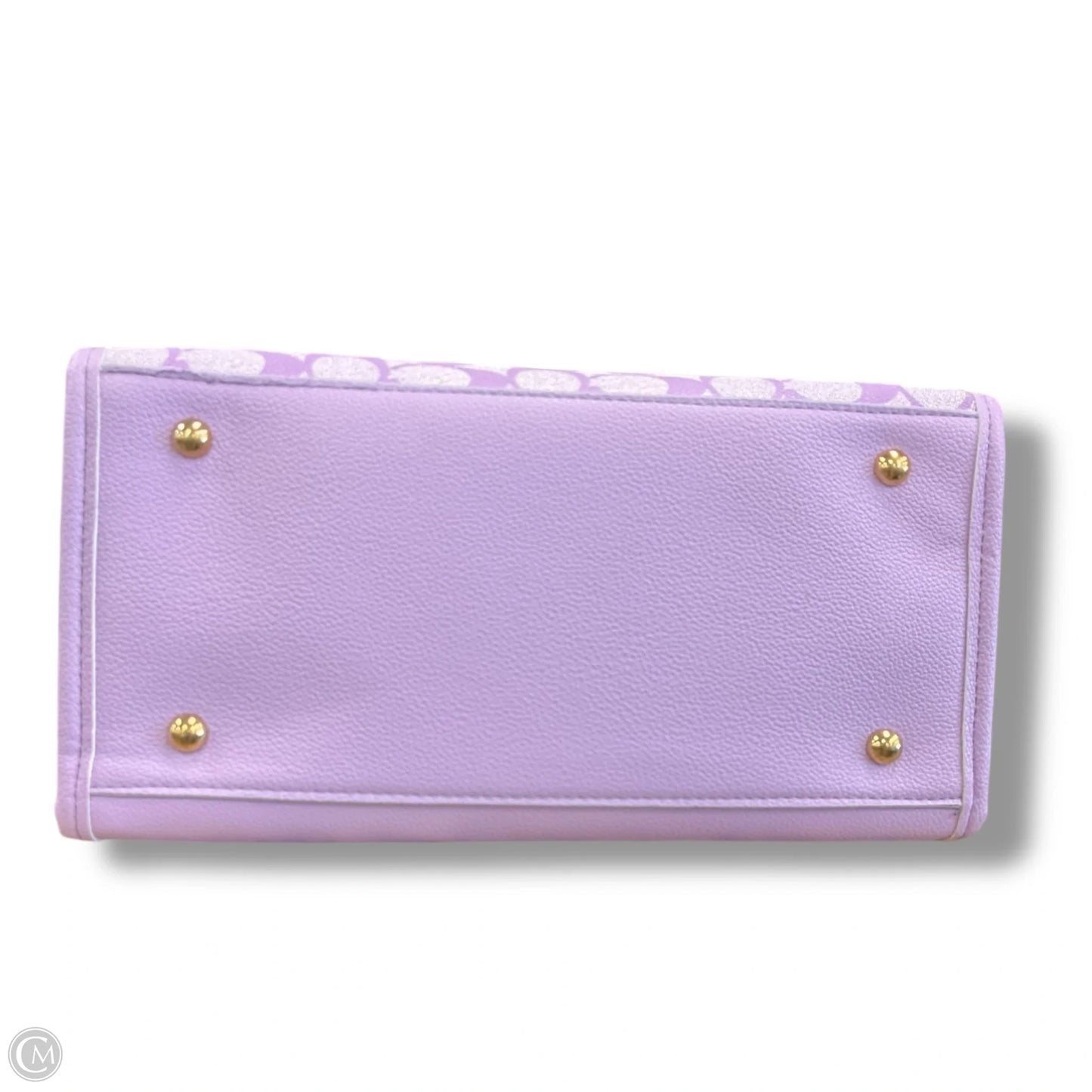 Handbag Designer By Coach, Size: Medium ( light peeling of handles)