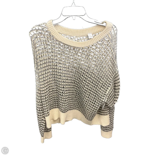 Sweater By Old Navy In Black & Cream, Size: L