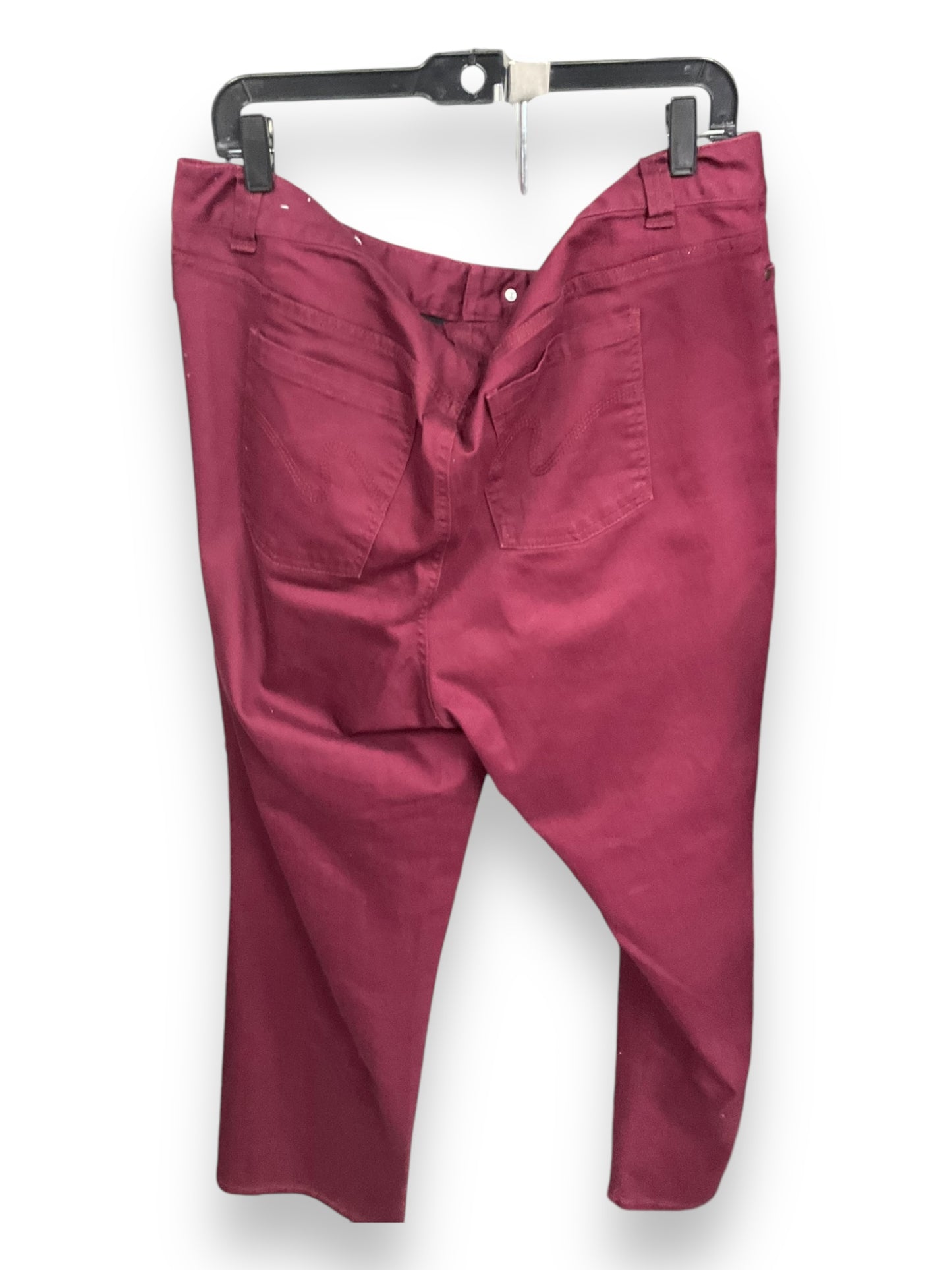 Pants Work/dress By Catherines In Maroon, Size: 18