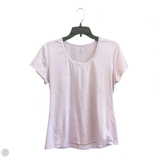 Athletic Top Short Sleeve By Athleta In Purple, Size: L