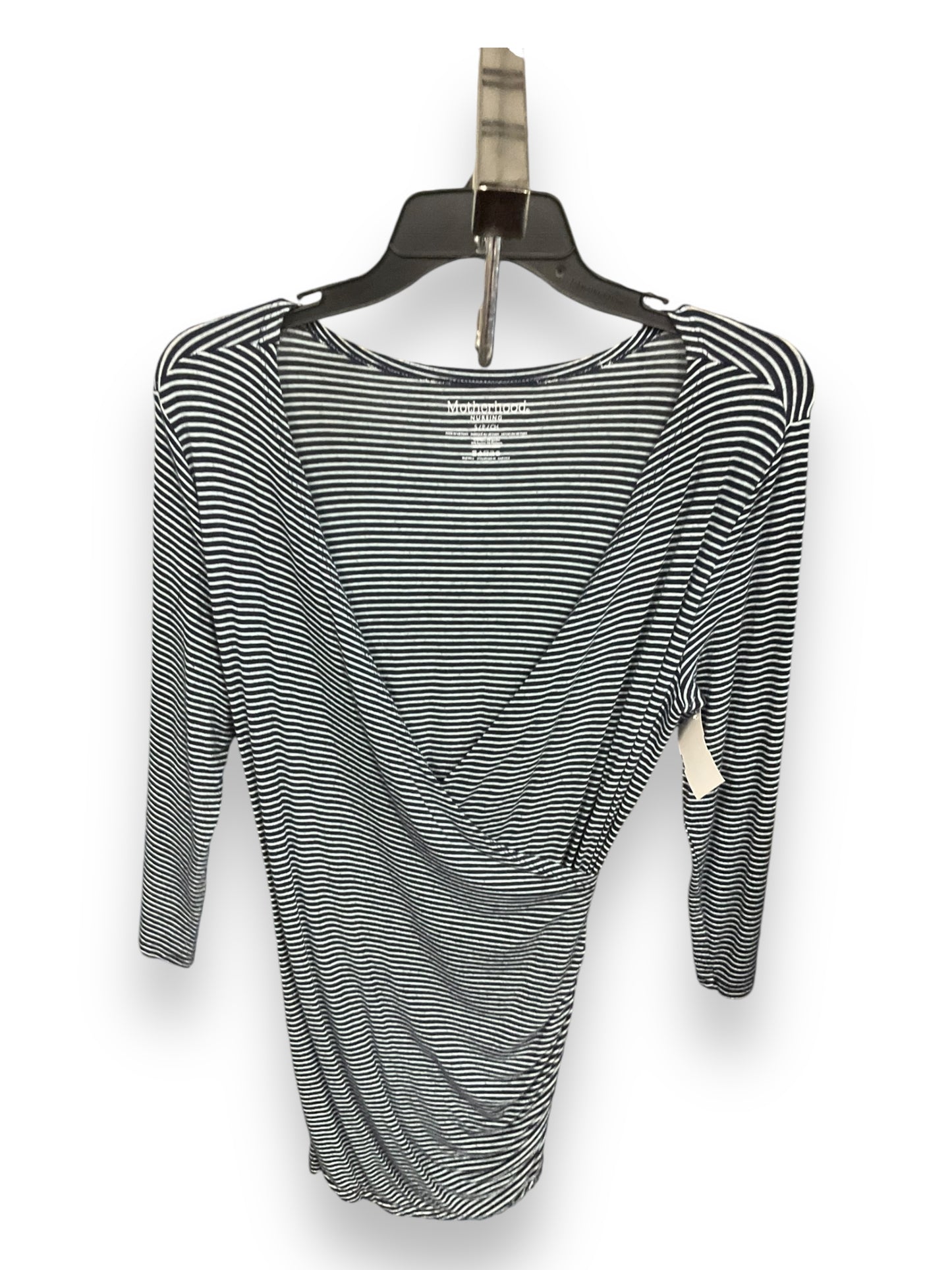 Maternity Athletic Top Long Sleeve By Motherhood, Size: S