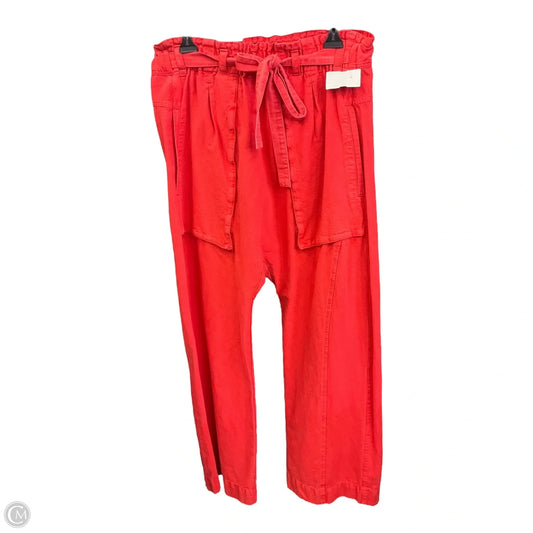 Pants Cargo & Utility By Free People In Red, Size: M