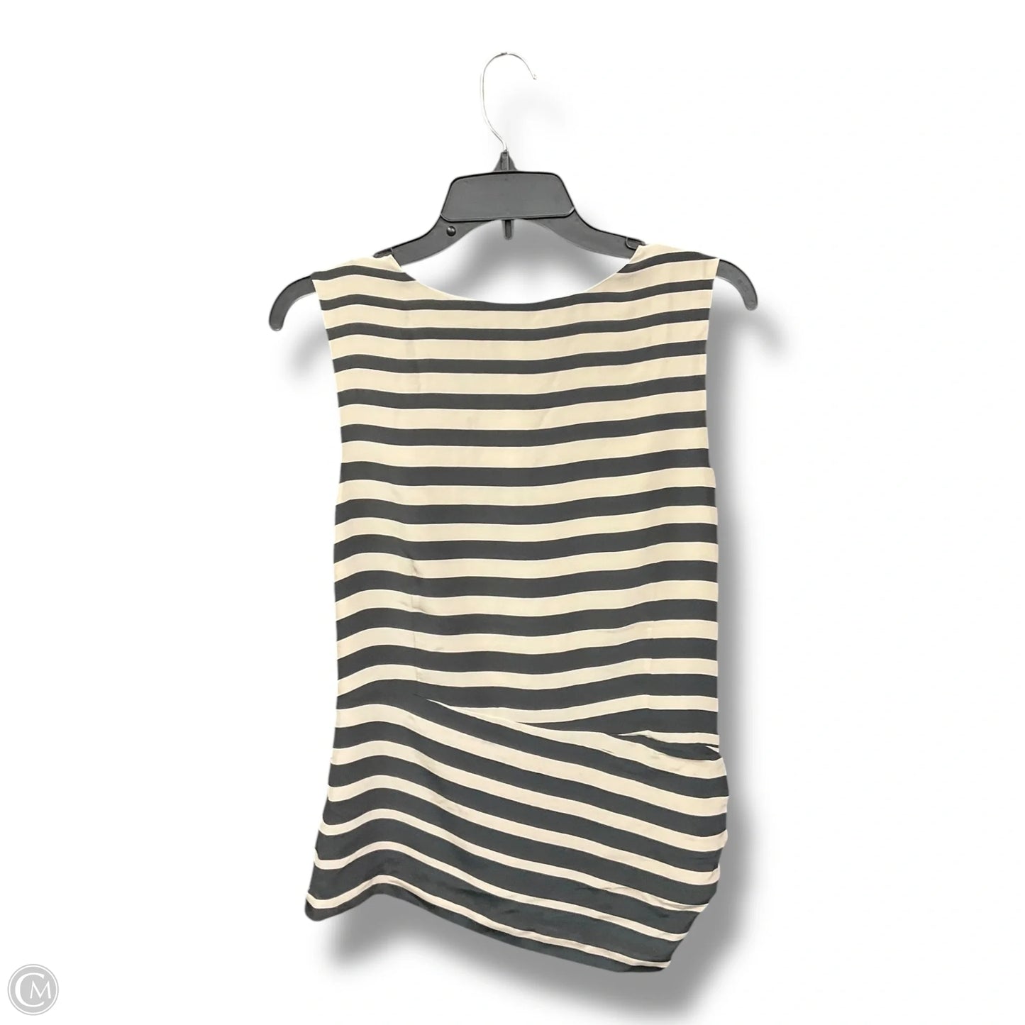 Top Sleeveless By J. Crew In Black & Cream, Size: 4