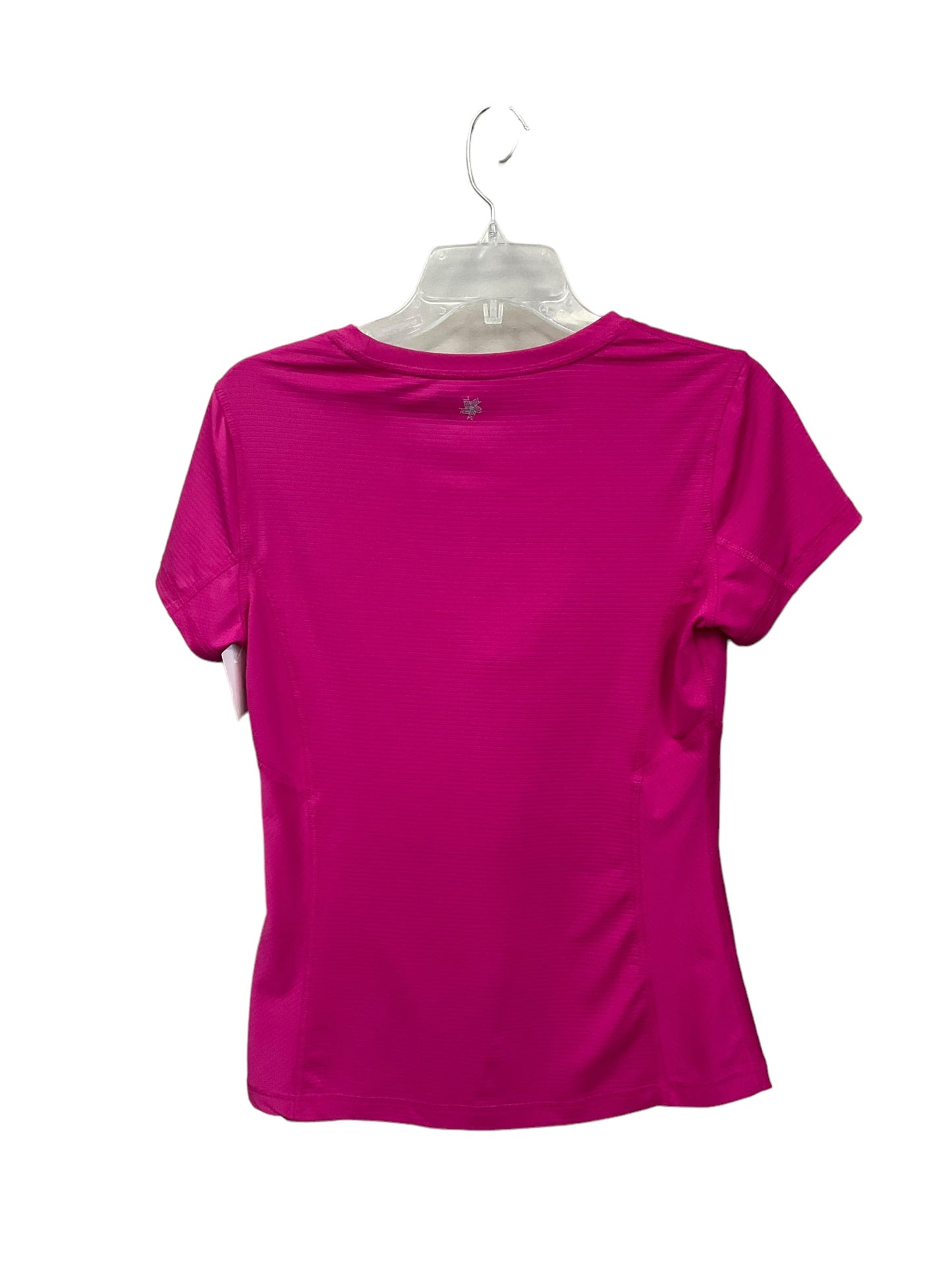 Athletic Top Short Sleeve By Tek Gear In Pink, Size: S