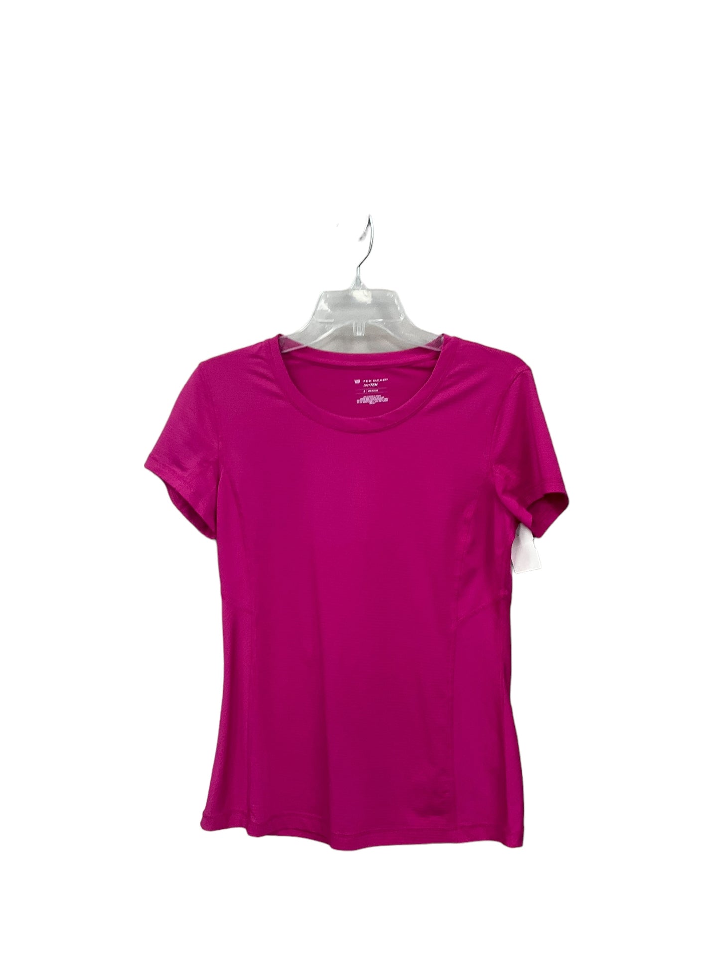 Athletic Top Short Sleeve By Tek Gear In Pink, Size: S