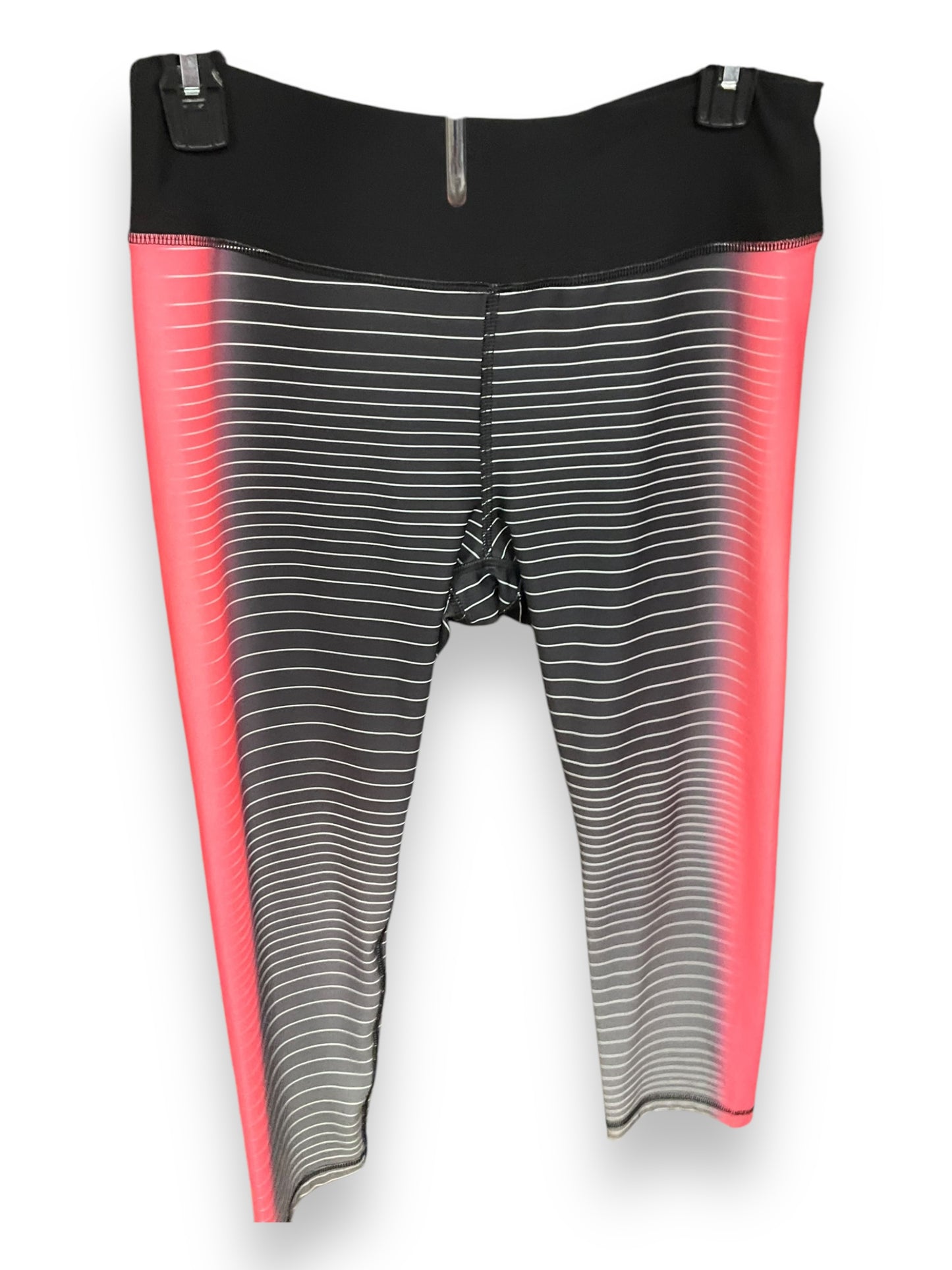 Athletic Leggings By Rbx In Black & Grey, Size: M