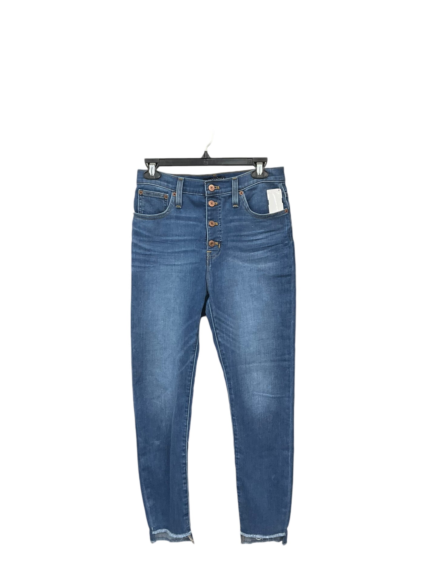 Jeans Skinny By J. Crew In Blue Denim, Size: 4