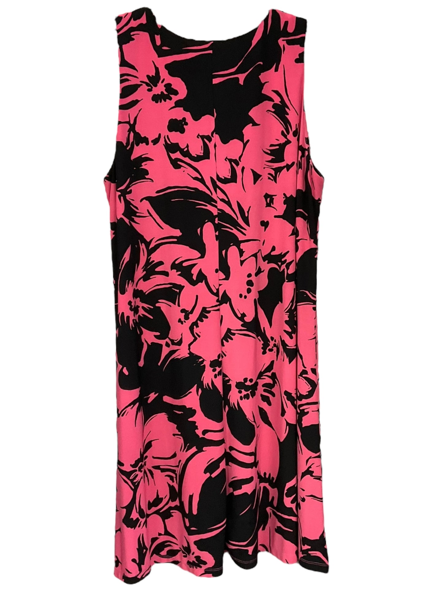 Black & Pink Dress Casual Midi Anne Klein, Size 12