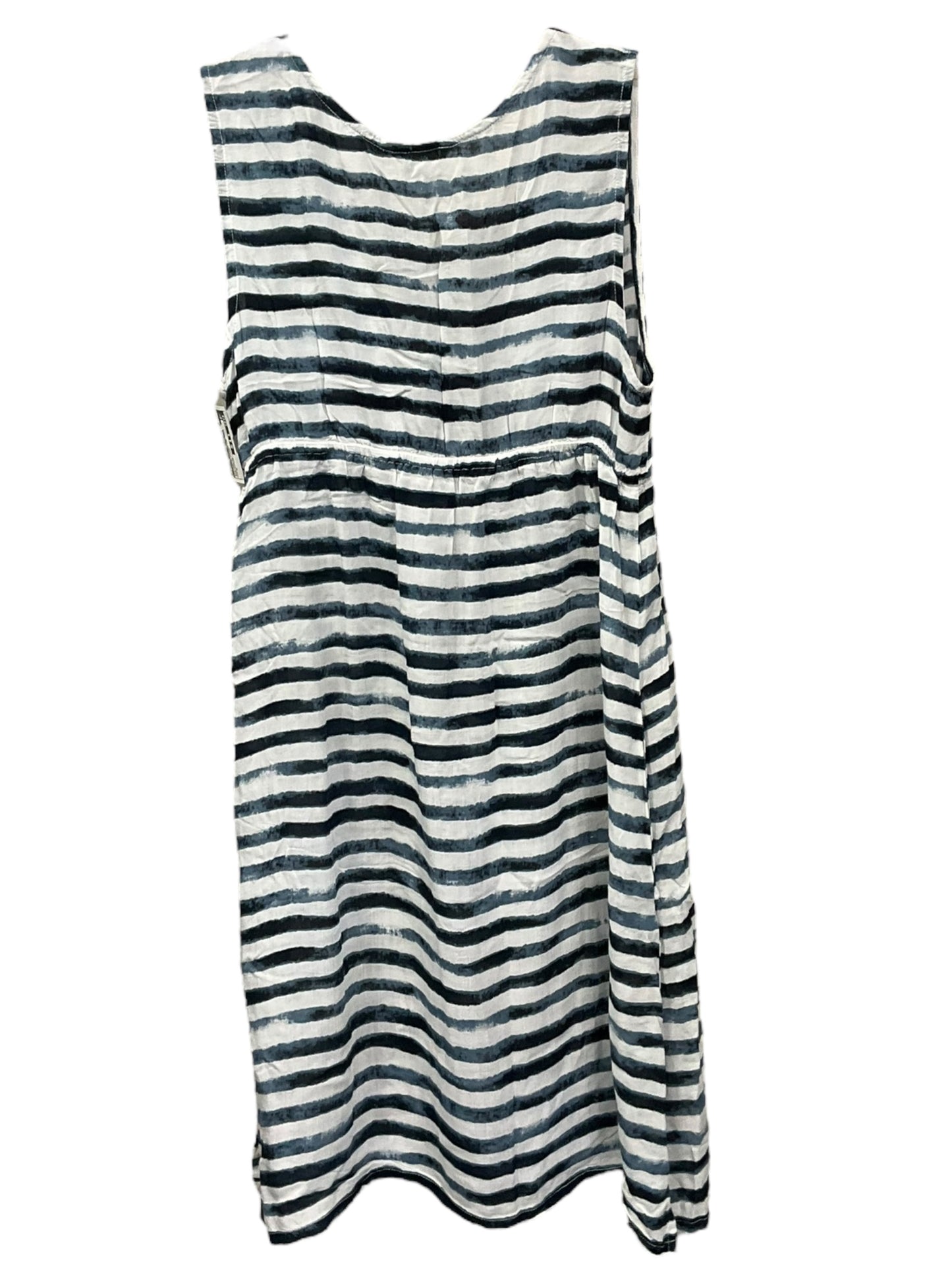 Striped Pattern Swimwear Cover-up Clothes Mentor, Size M