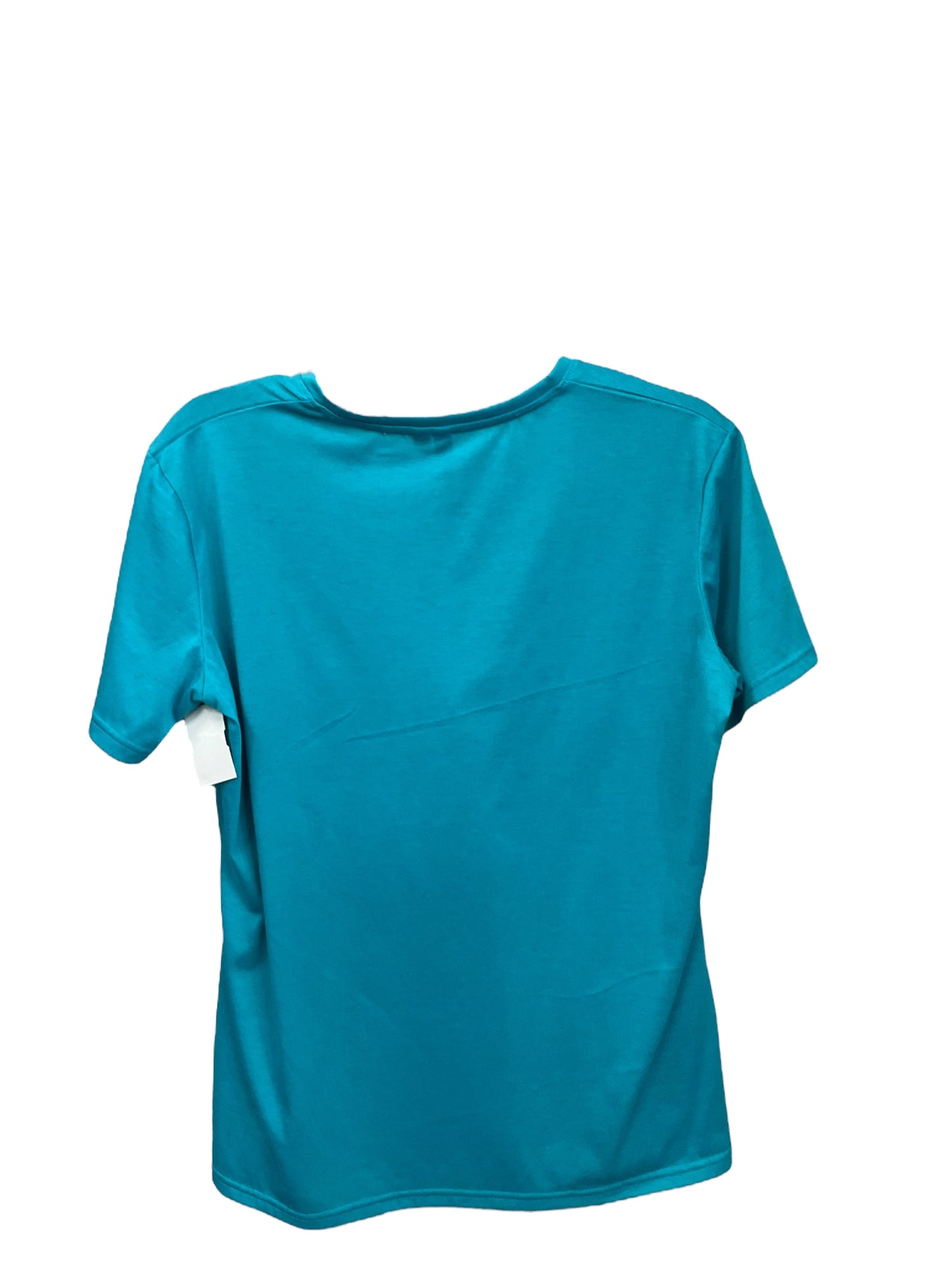 Athletic Top Short Sleeve By Clothes Mentor In Teal, Size: L