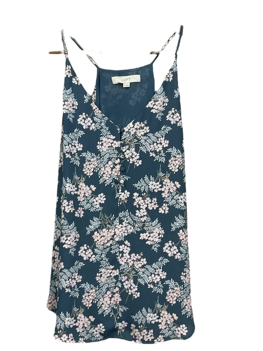 Teal Top Sleeveless Loft, Size M