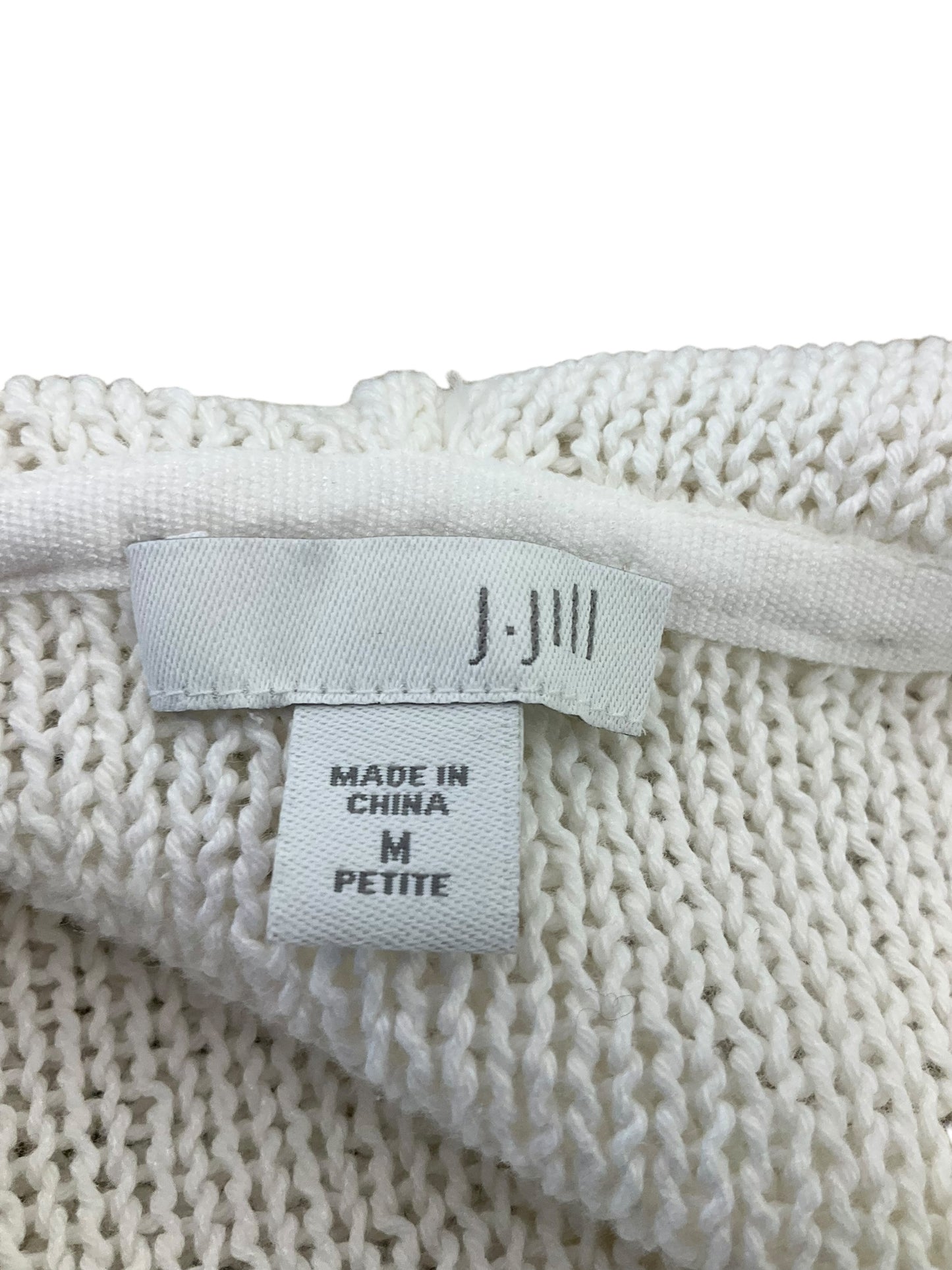 Ivory Cardigan J. Jill, Size M