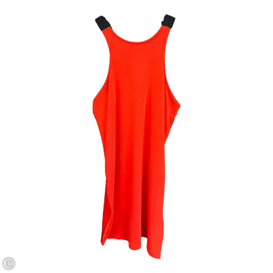 Athletic Tank Top By Nike Apparel In Orange, Size: Xs