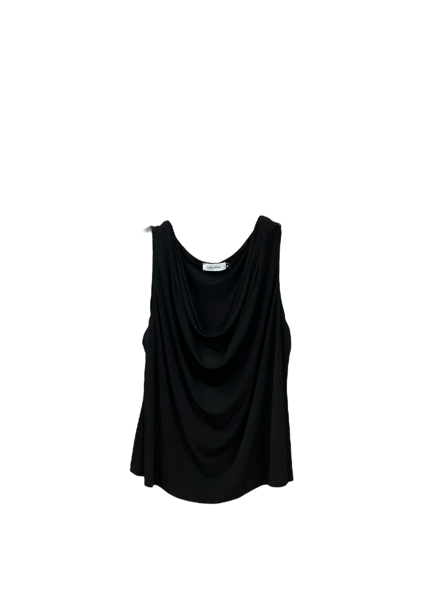 Top Sleeveless By Calvin Klein In Black, Size: 2x