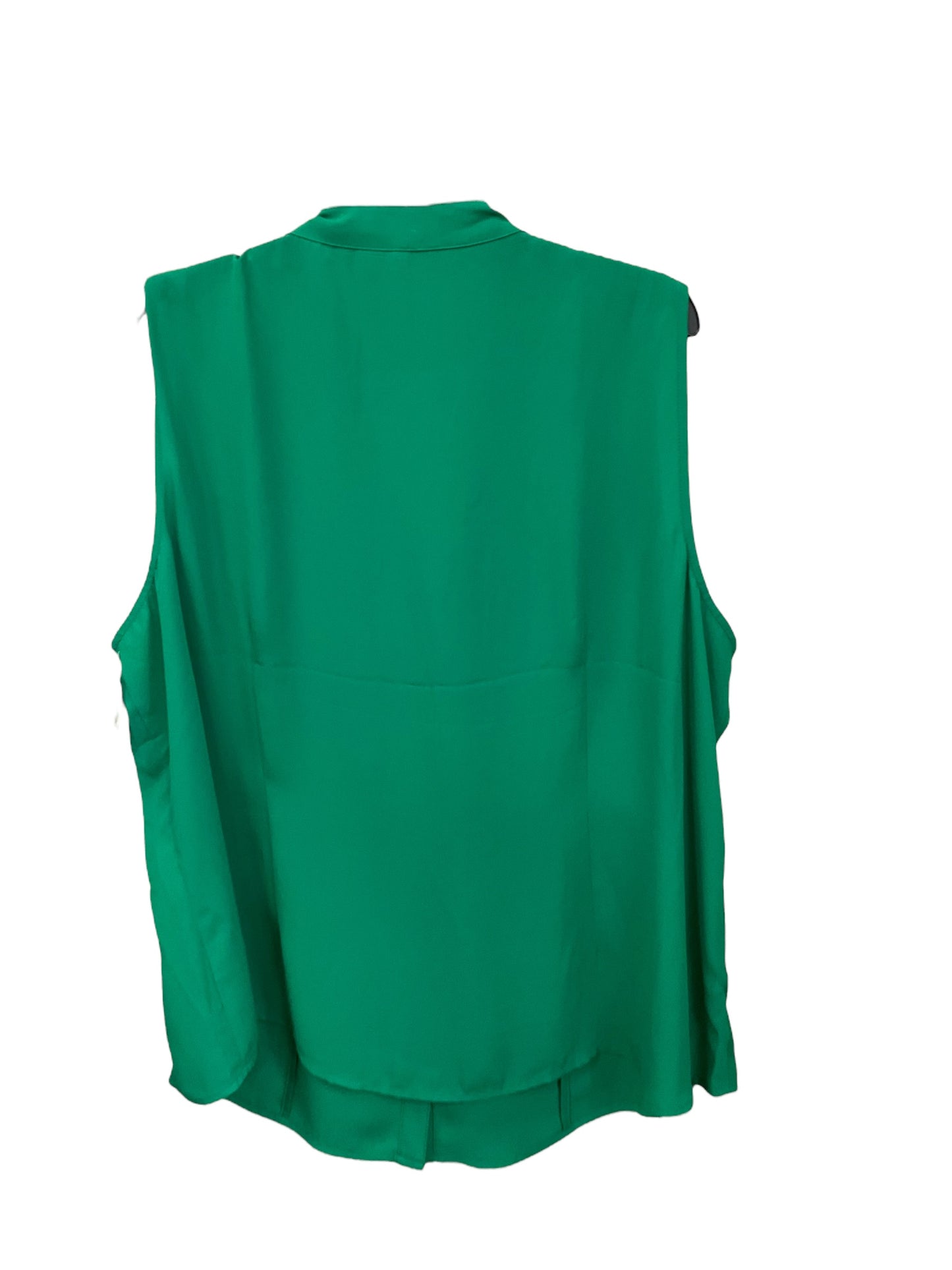 Top Sleeveless By Cato In Green, Size: 3x