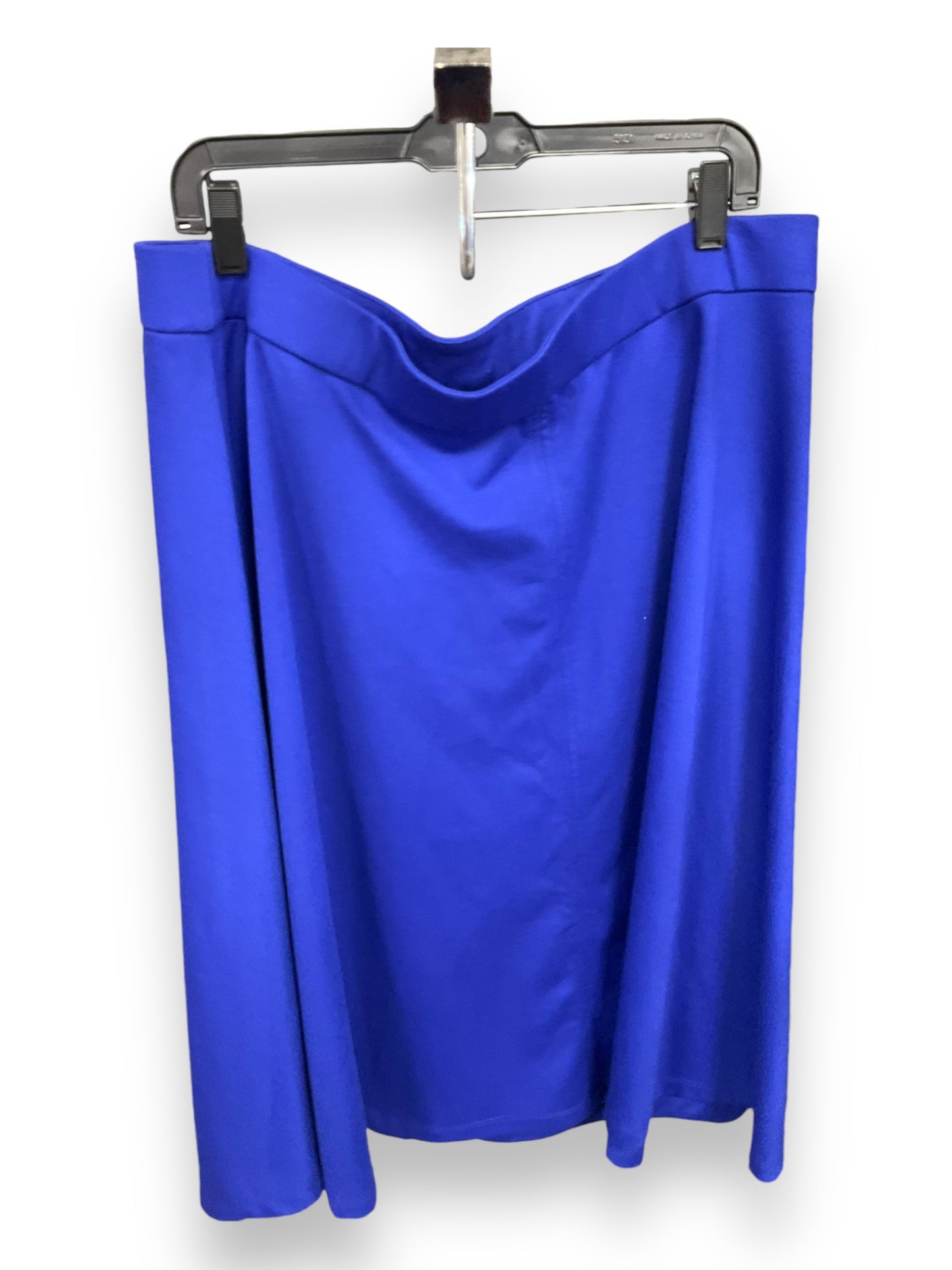 Skirt Midi By Lane Bryant In Blue, Size: 1x