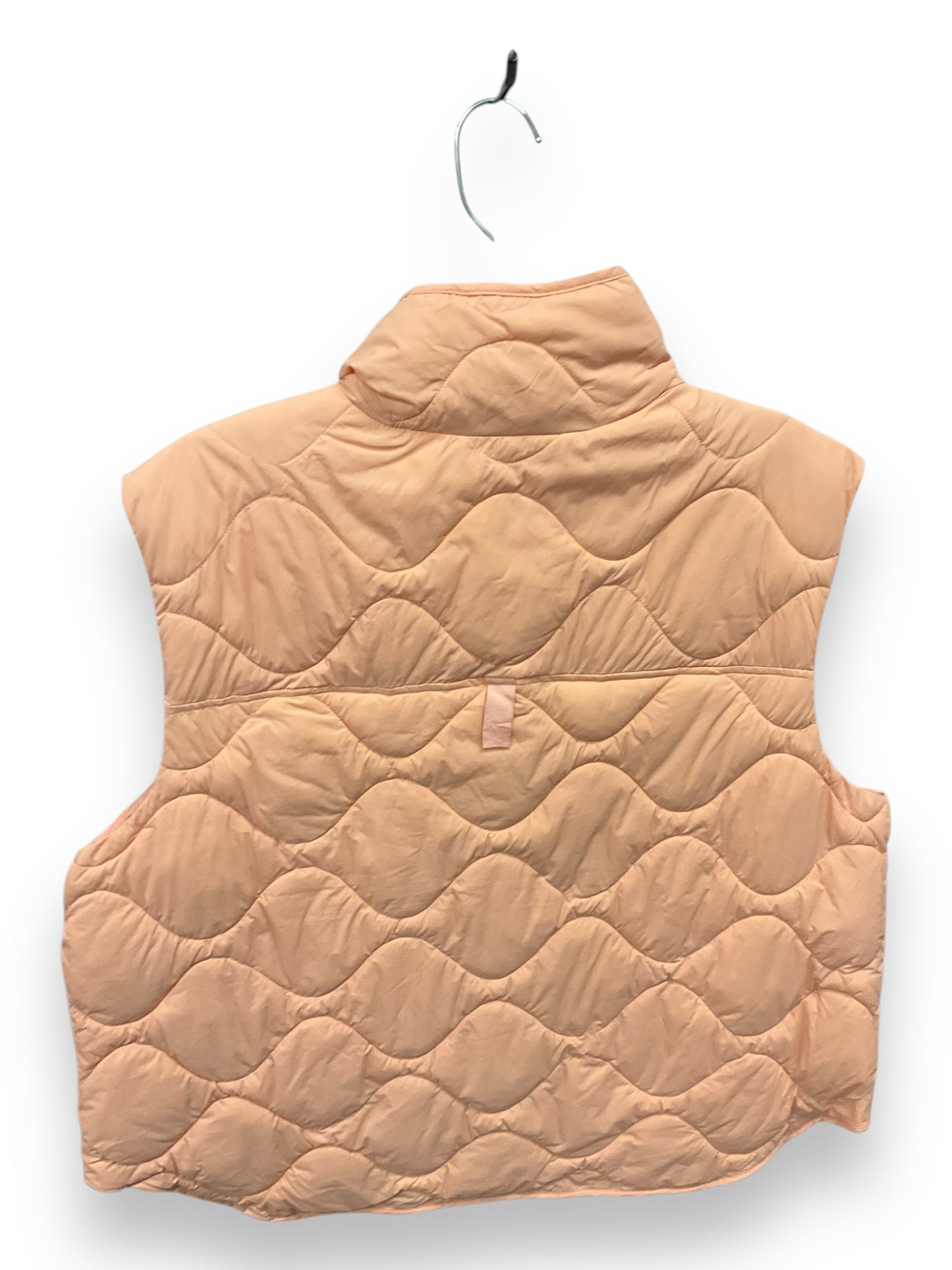 Vest Puffer & Quilted By Flx In Peach, Size: Xxl