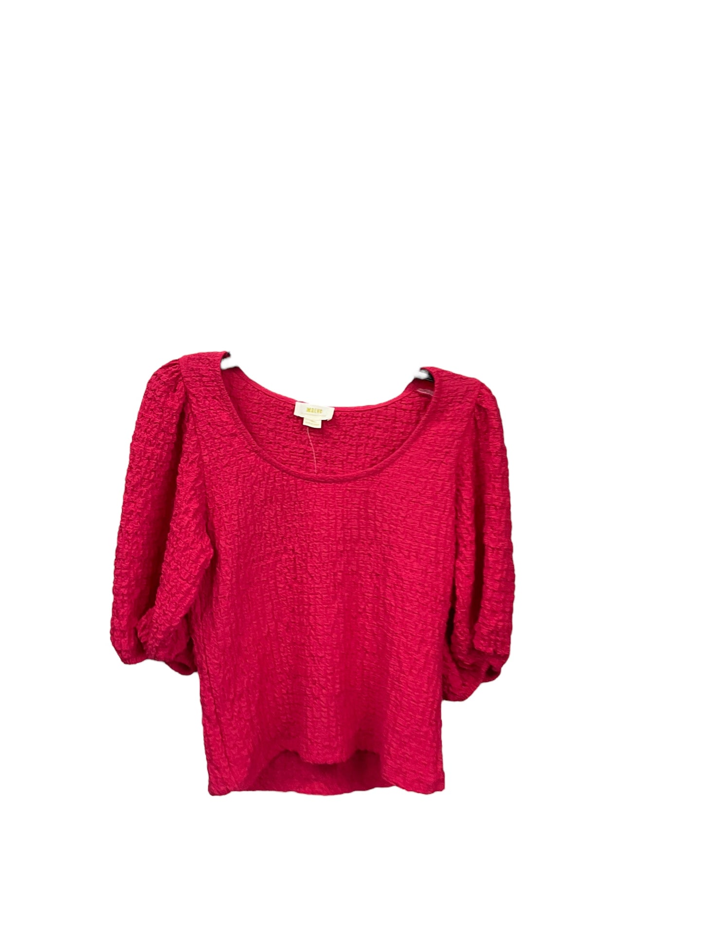 Top 3/4 Sleeve By Maeve In Pink, Size: S