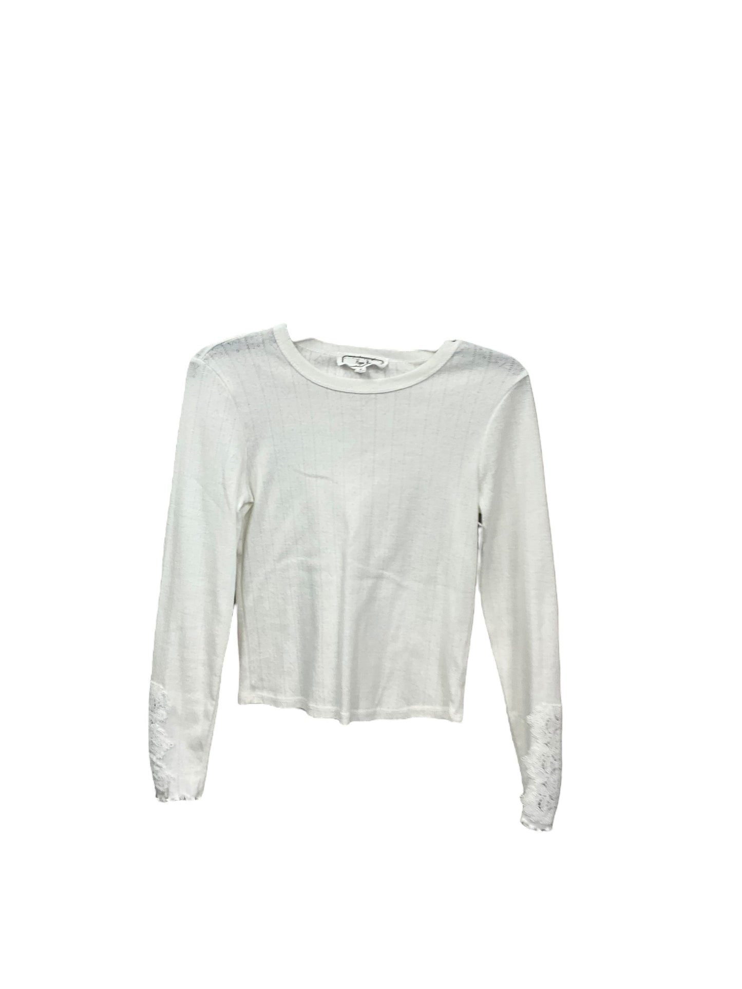 Top Long Sleeve Basic By Hippie Rose In Cream, Size: M