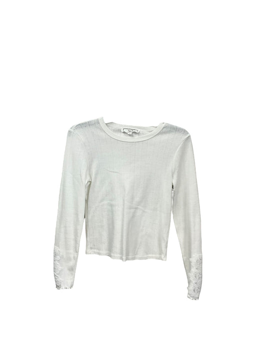 Top Long Sleeve Basic By Hippie Rose In Cream, Size: M