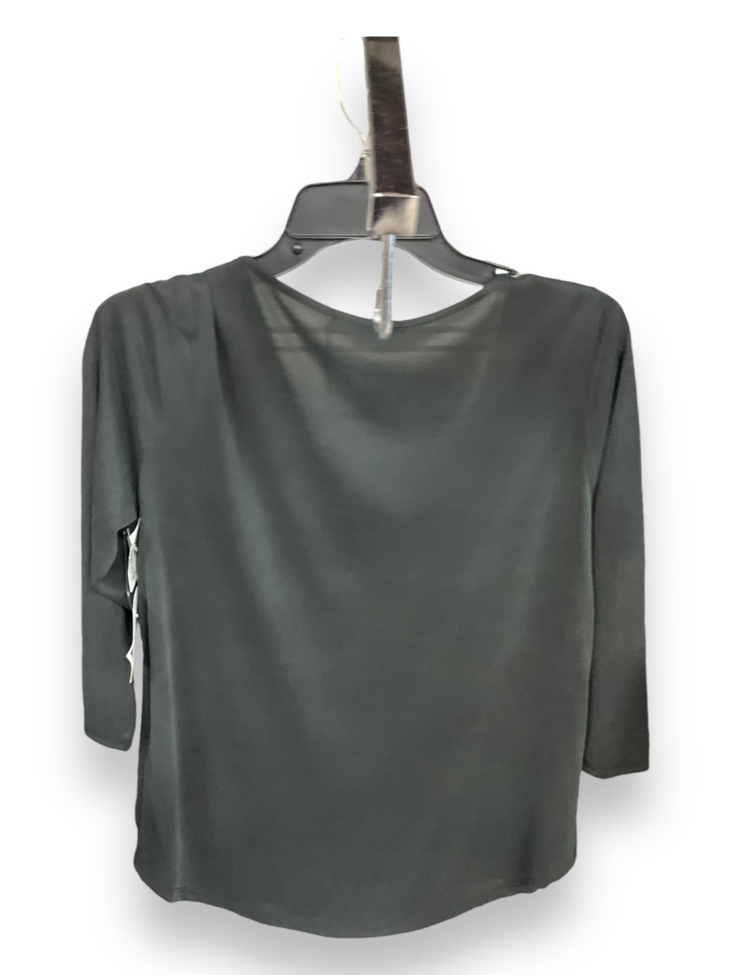 Top 3/4 Sleeve By Green Envelope In Grey, Size: M