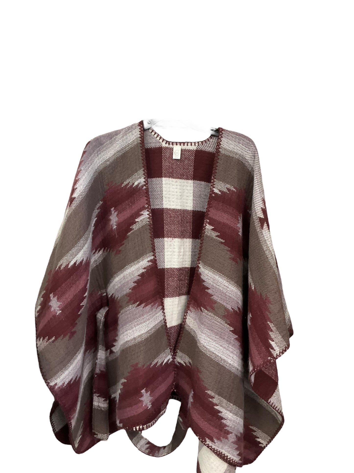 Poncho By Cato In Multi-colored, Size: Onesize