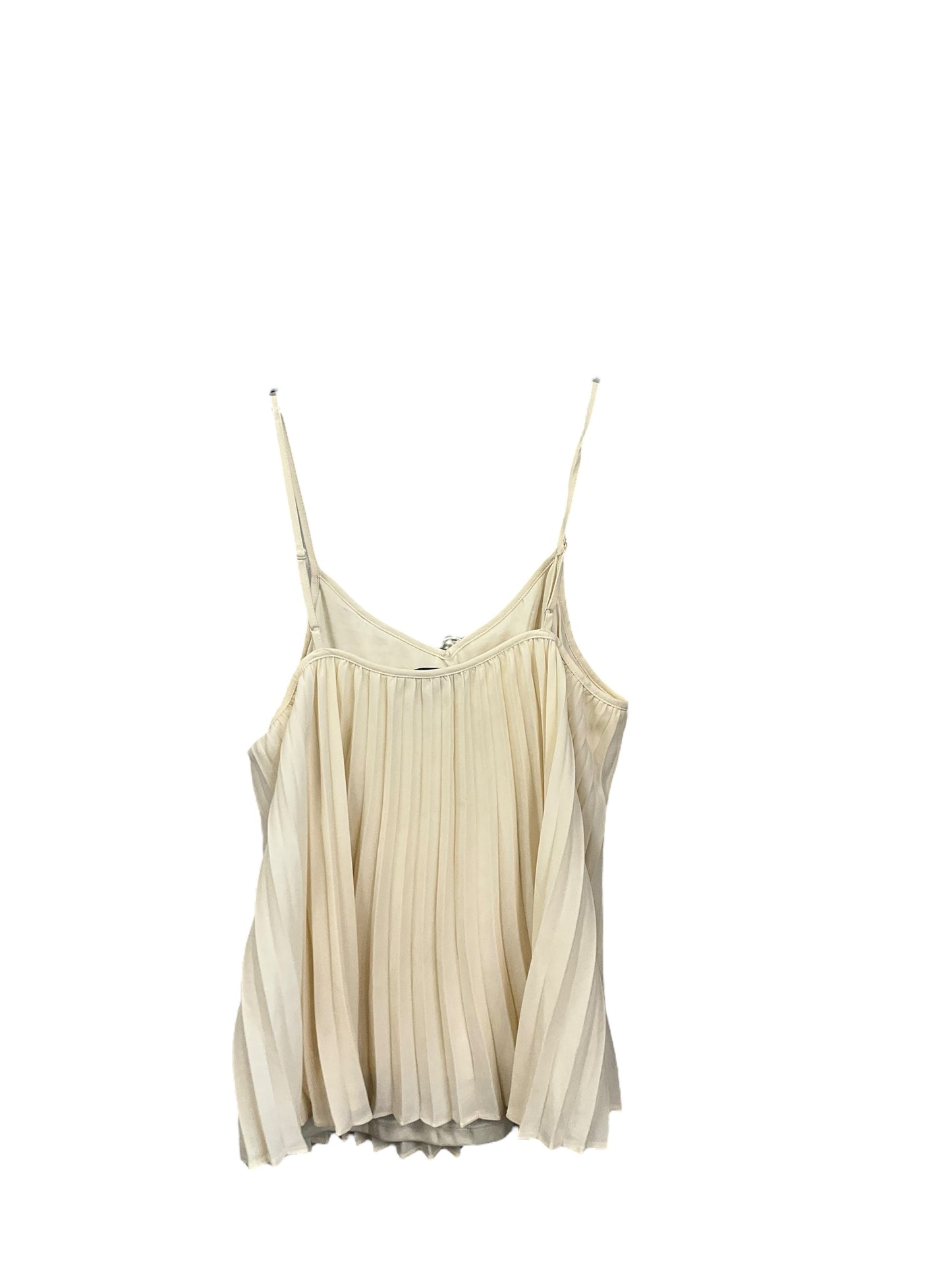 Top Sleeveless By Nine West Apparel In Cream, Size: S