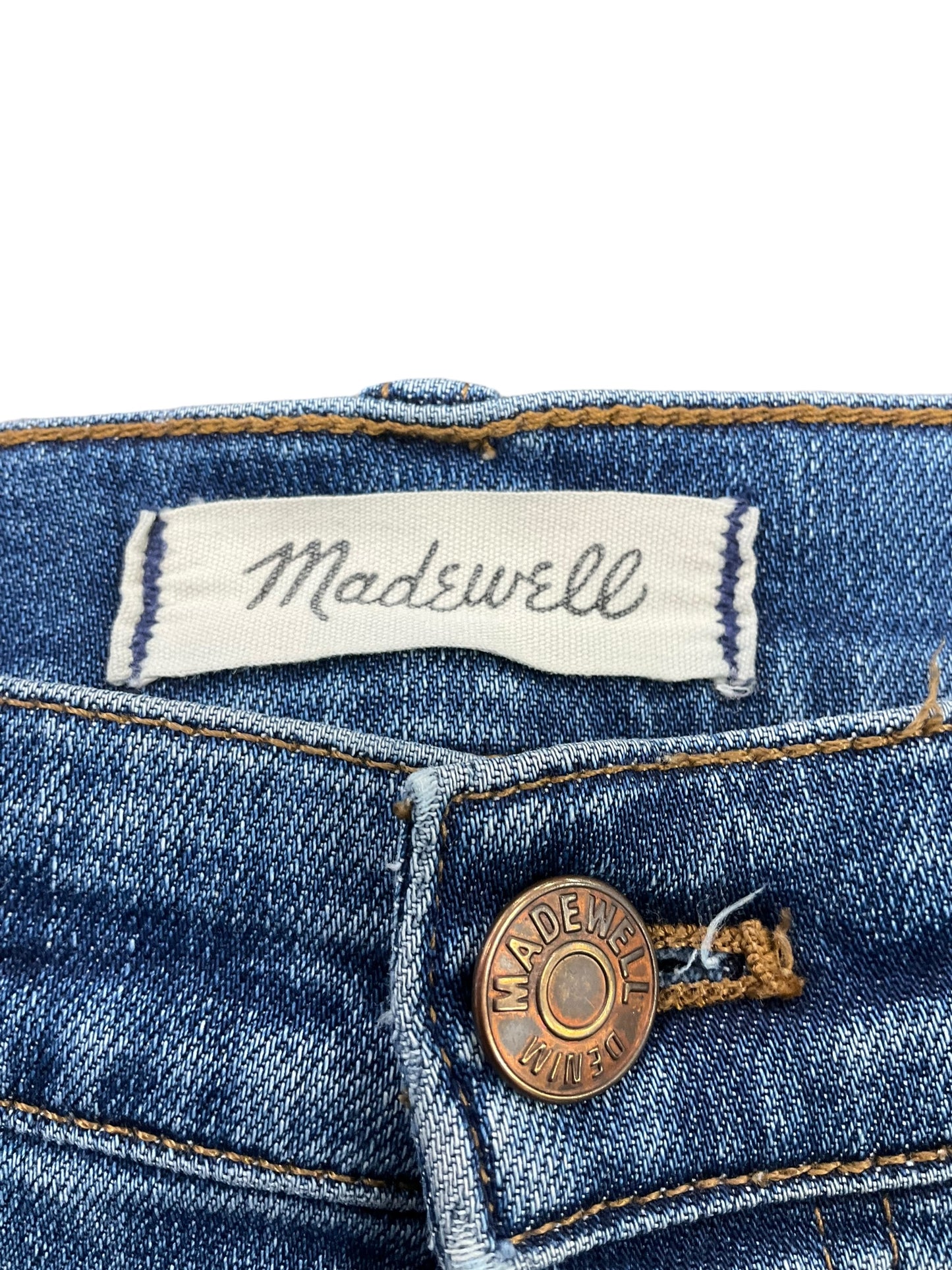 Jeans Skinny By Madewell In Blue Denim, Size: 0