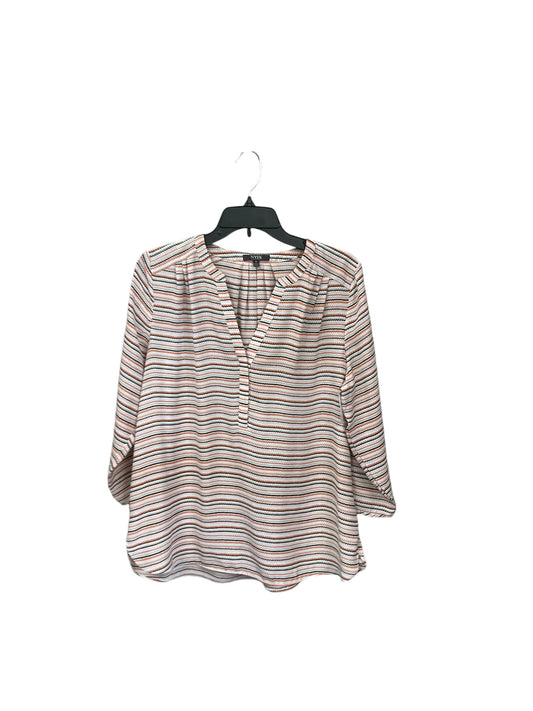 Top Long Sleeve By Clothes Mentor In Striped Pattern, Size: M