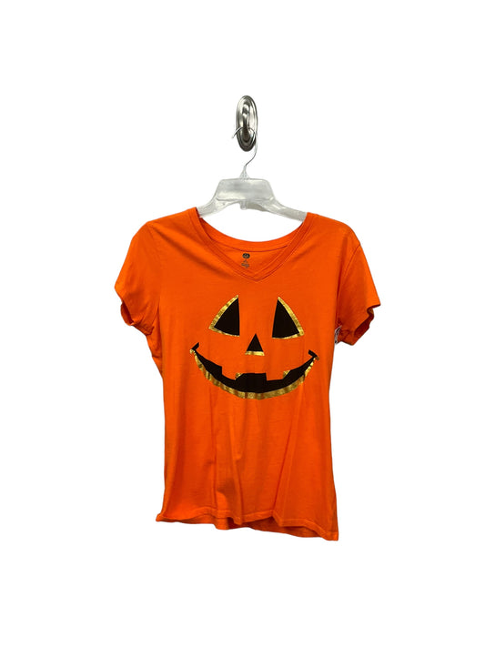 Top Short Sleeve By Clothes Mentor In Orange, Size: M