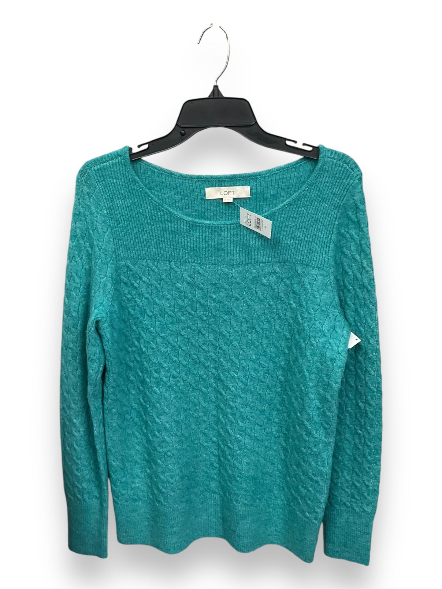 Sweater By Loft In Teal, Size: M