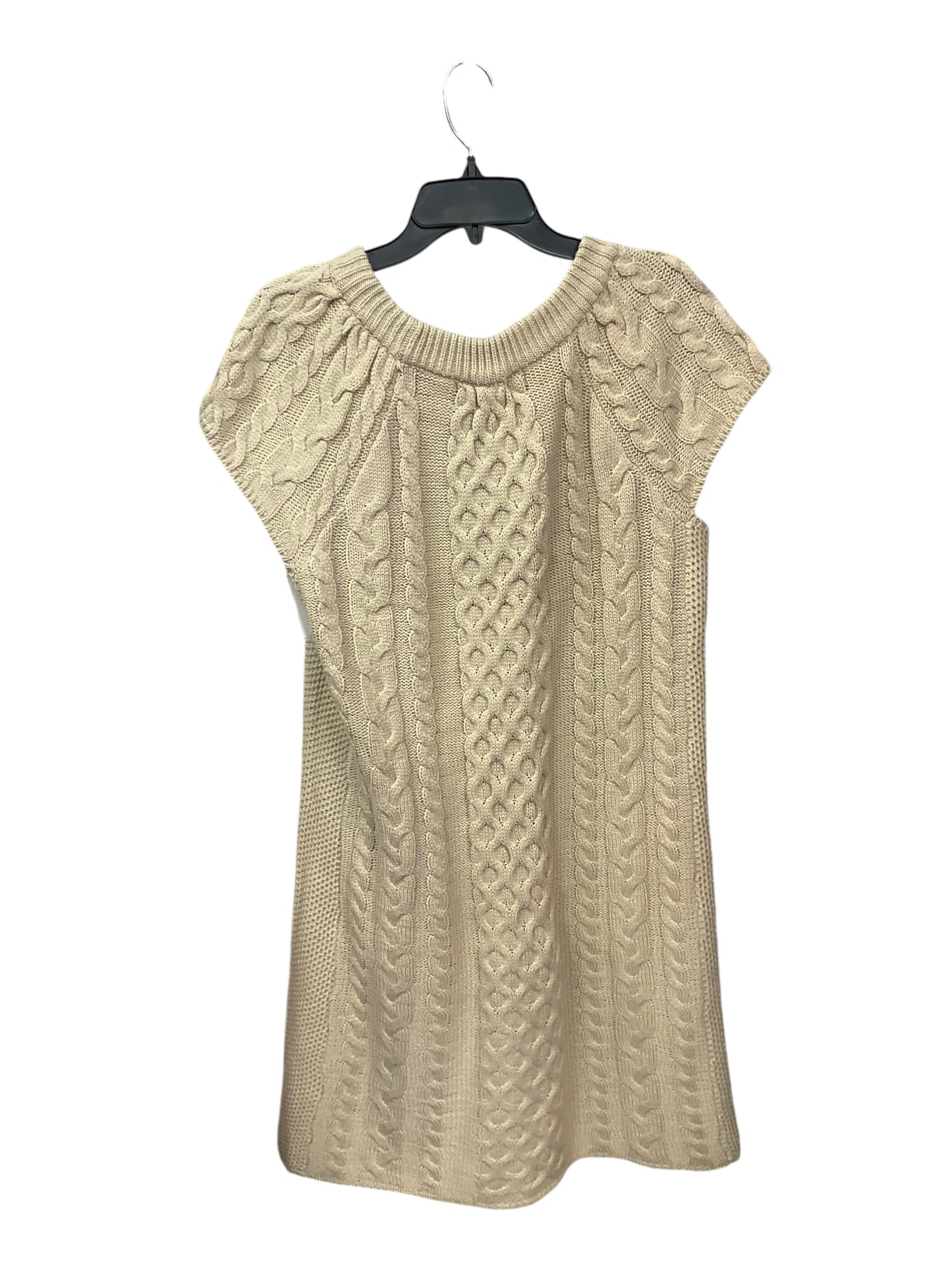 Dress Sweater By Madison Leigh In Beige, Size: Xl