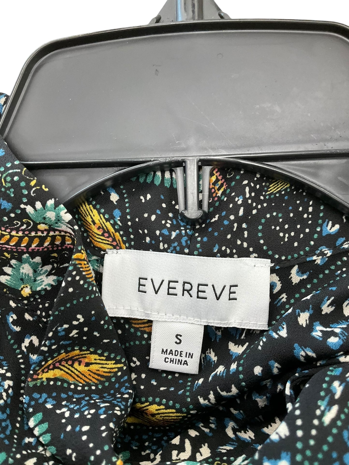 Blouse Long Sleeve By Evereve In Multi-colored, Size: S