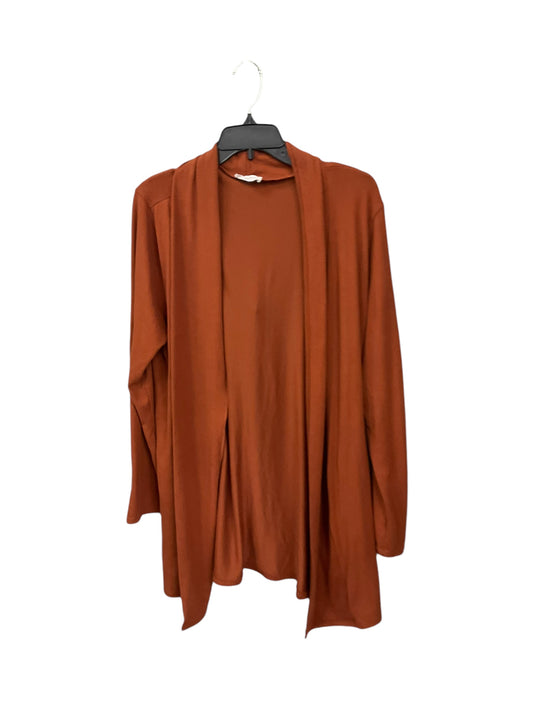 Cardigan By Clothes Mentor In Orange, Size: Xl