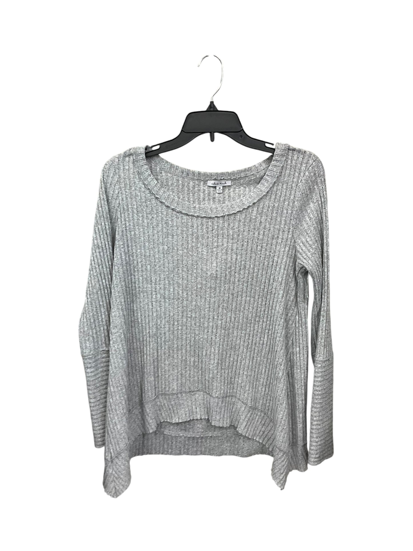 Top Long Sleeve By White Birch In Grey, Size: M