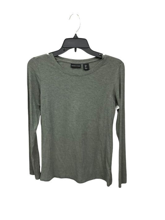 Top Long Sleeve Basic By Adrienne Vittadini In Green, Size: S